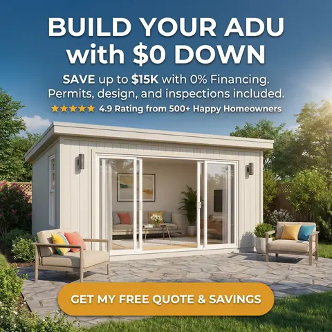 ADU Construction ad — high-converting backyard build offer