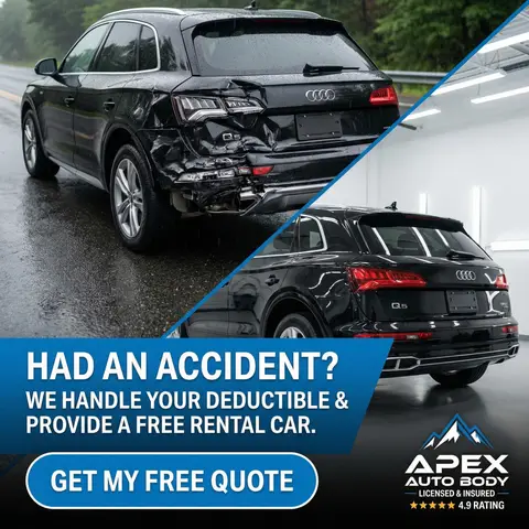 Auto body shop collision repair ad
