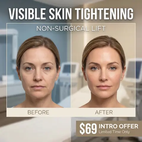 Med spa treatment promo ad