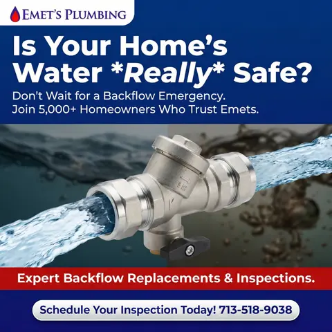 Plumbing emergency service ad
